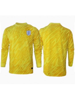 Engleska Golmanski Gostujuci Dres EP 2024 Dugim Rukavima